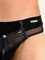 Мужские эротические прозрачные стринги Oboy Black 5073c01